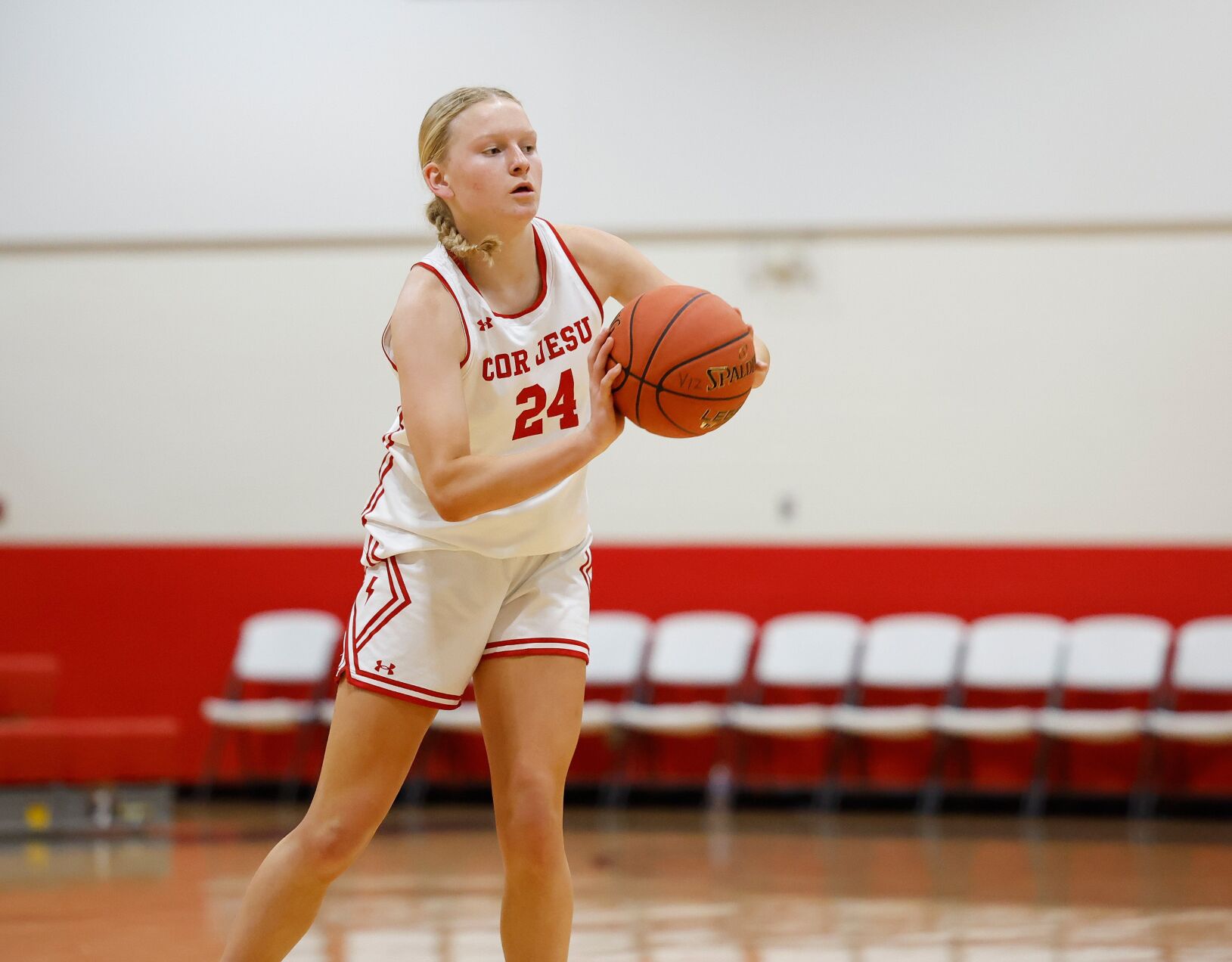 Visitation Christmas Tournament, first round: Edwardsville v. Cor Jesu